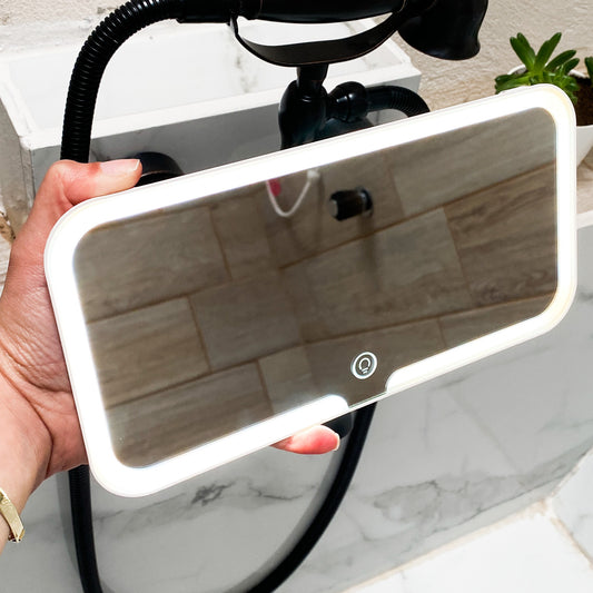 Espejo iluminado para carro